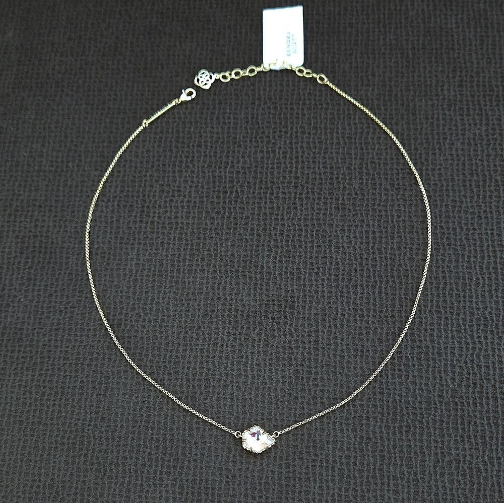 Kendra Scott "Tess" Dichroic Glass🪟 Pendant Necklace - NWT - Picture 14 of 16